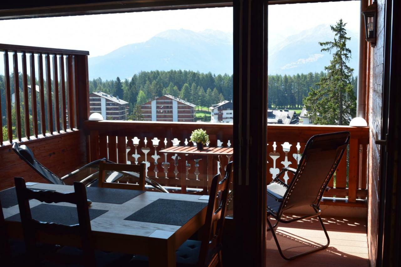 Superbe Studio A Crans-Montana Apartment Bagian luar foto